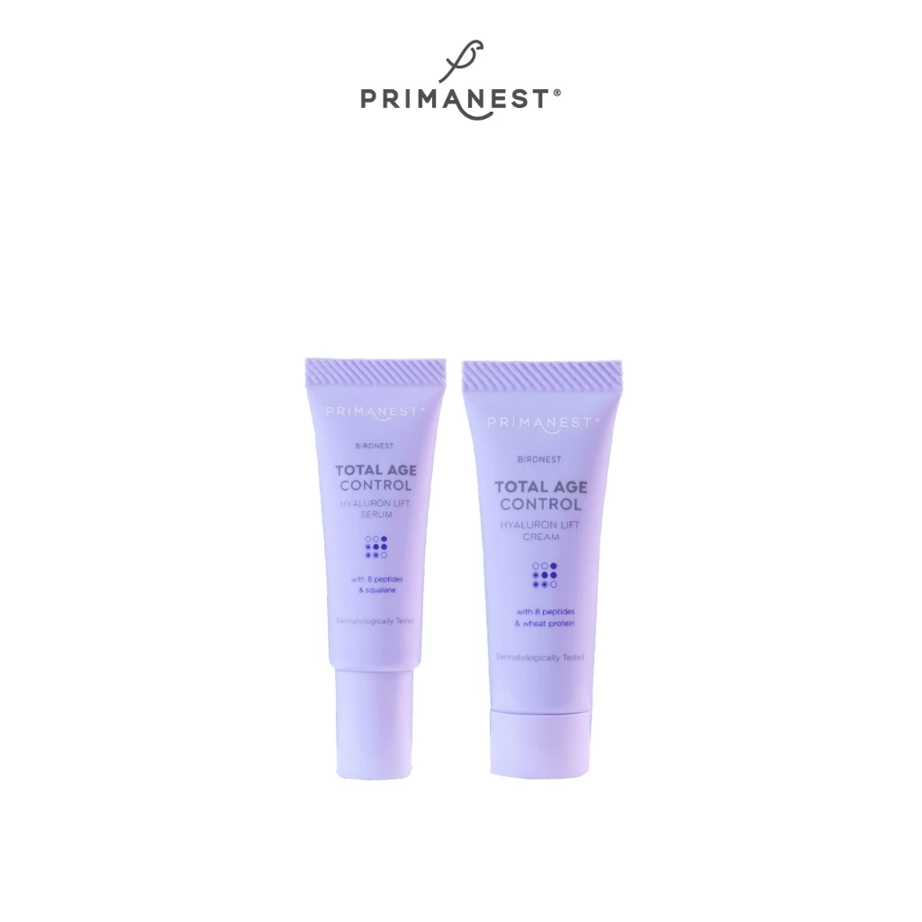[ของสมนาคุณ] PrimaNest Total Age Control Serum 4 ml & Cream 4 g