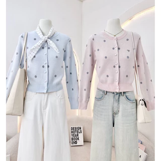WA YA เสื้อคาดิแกนไหมพรม กระดุมหน้า restock‼️