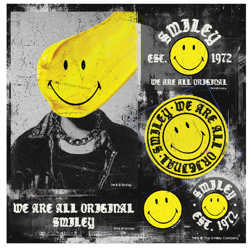 SMILEY® UNEARTHED / DARK DRIP STICKER SET