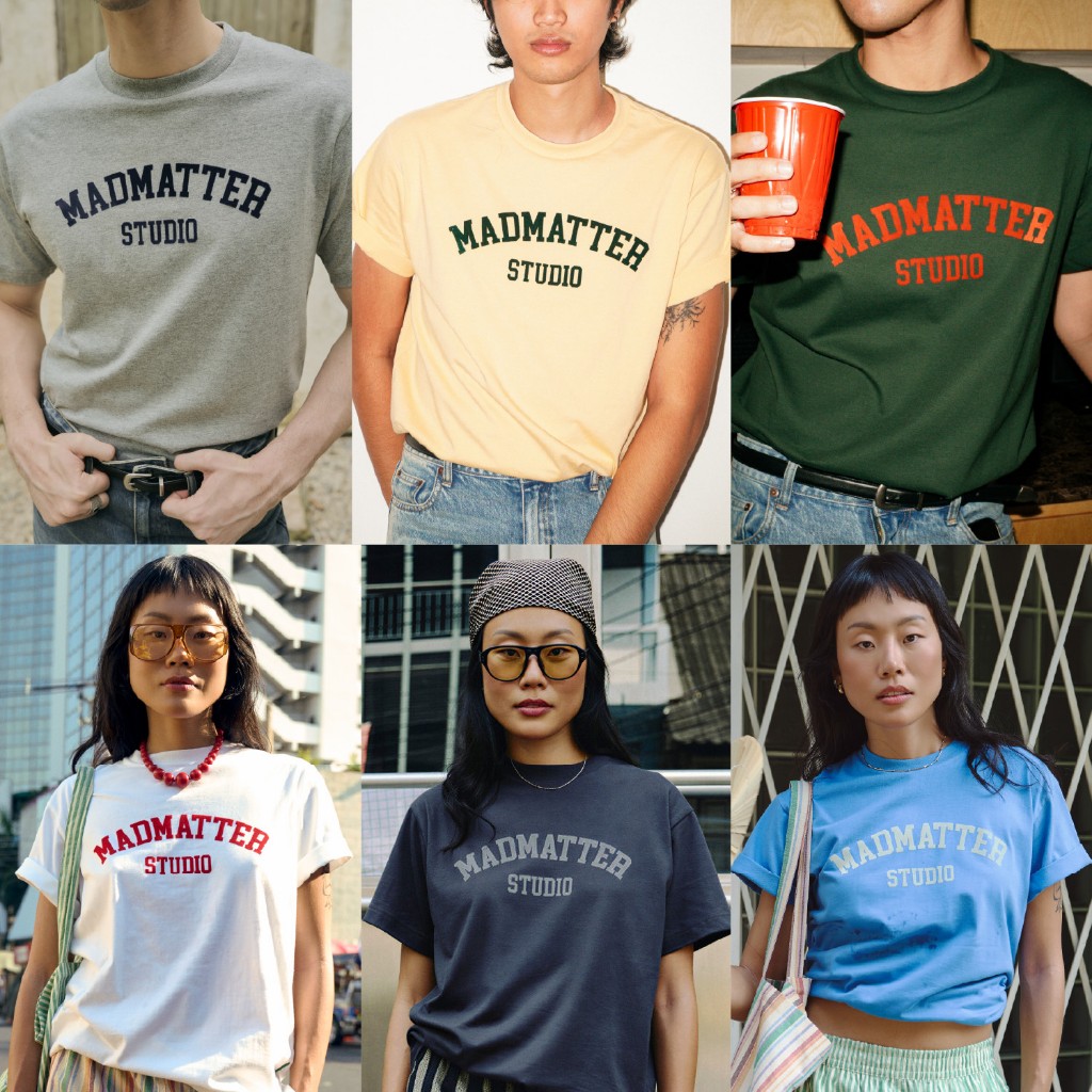 Madmatter - MM College Tee เสื้อยืด คอกลม