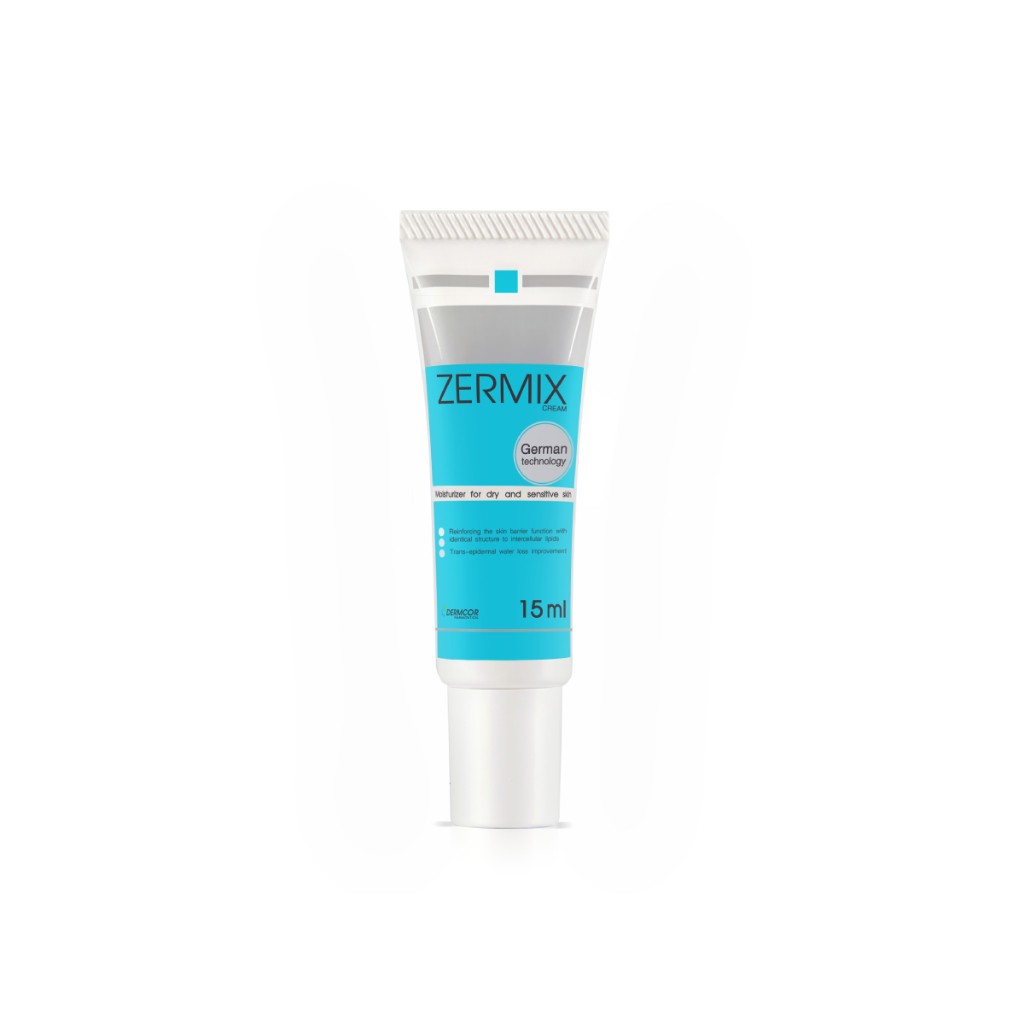 [Gift] ZERMIX Cream 15ml. ครีมมอยส์เจอไรเซอร์ บำรุงผิวหน้า สำหรับผิวแห้งและผิวแพ้ง่าย ที่มีเซราไมด์