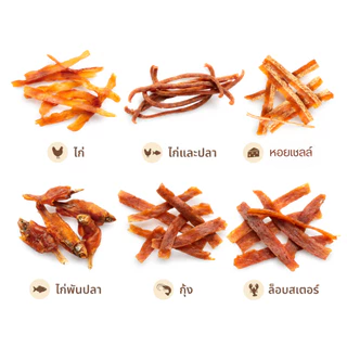 Catit Nibbly ขนมแมว ไก่เจอร์กี้ 30g 6 รสชาติ โปรตีนไก่ 80%+ Grain-Free