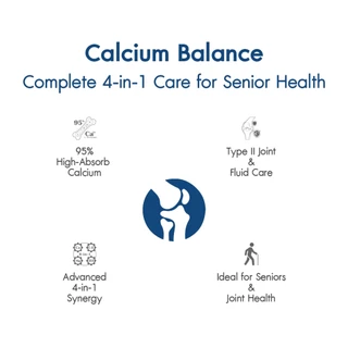 [ 1DayVit ] Calcium Balance - วิตามินบำรุงกระดูก แคลเซียม แอล-ทรีโอเนต คอลลาเจนไทพ์ทู แมกนีเซียม