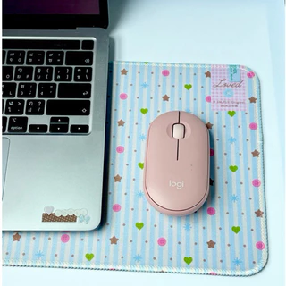 Mouse Pad แผ่นรองเม้าส์ มีแผ่นยางกันลื่น ขนาด 26 x 21 cm - SM,PLS!