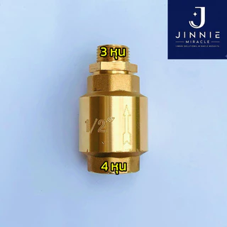 วาล์วกันย้อน ต่อเครื่องชงกาแฟ สปริงเช็ควาล์ว ทองเหลือง check valve