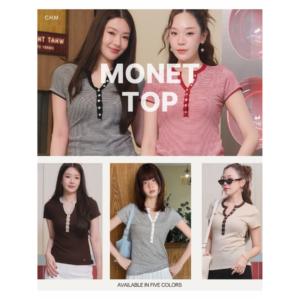 C.H.M Monet Top ( โมเน่ ) 590.-