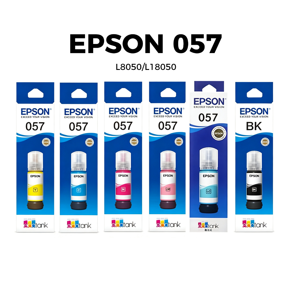 Epson 057 Ink, 6 Colors Available Compatible with L8050/L18050/L8100 Printers