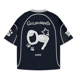 CuteBoy x Cielmeowmun | Cat-Holic [Black] Jersey เสื้อเจอร์ซีย์ ทรงโอเวอร์ไซส์