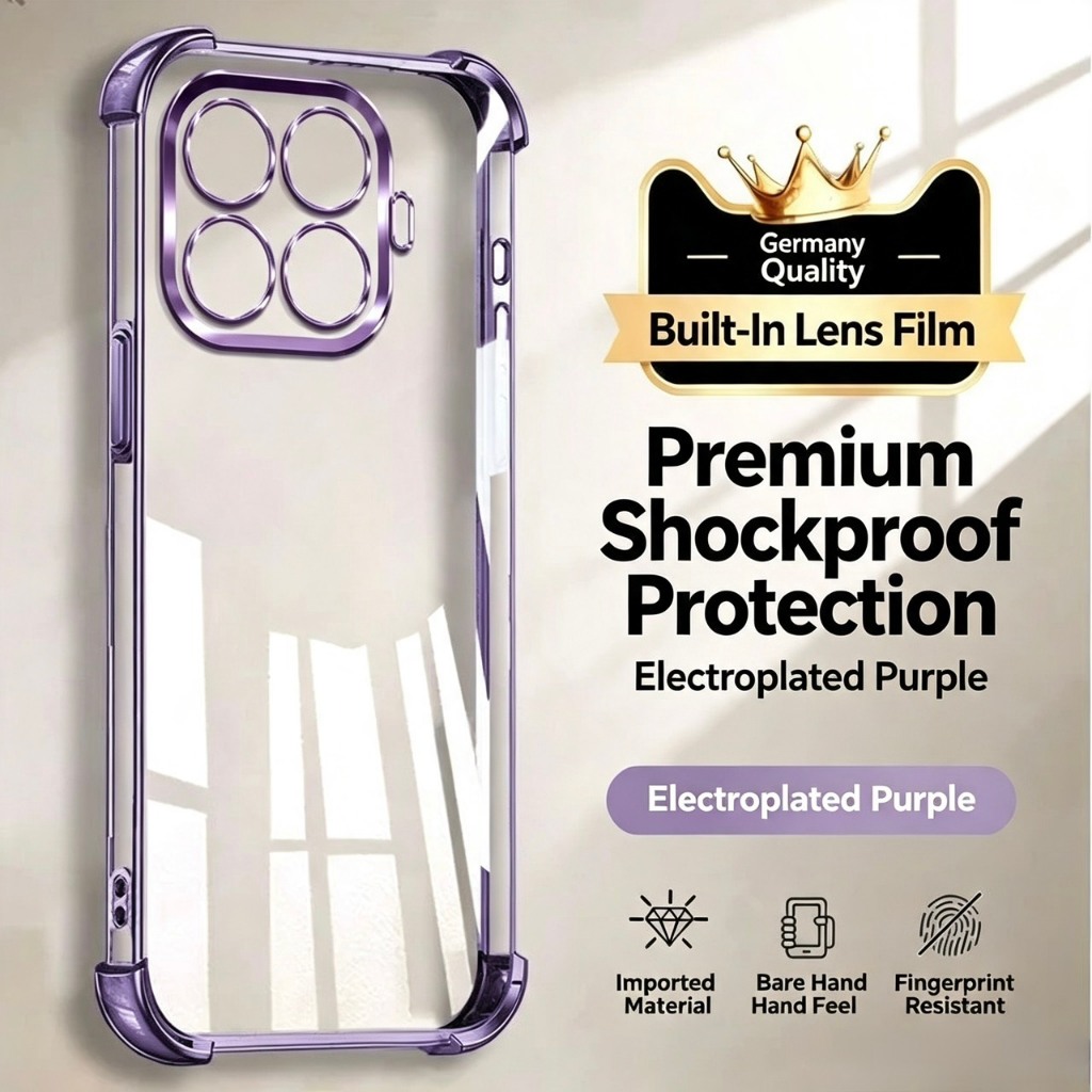 เคสใส ขอบเงา TPU นิ่ม สำหรับรุ่น Mi17T Mi17Tpro