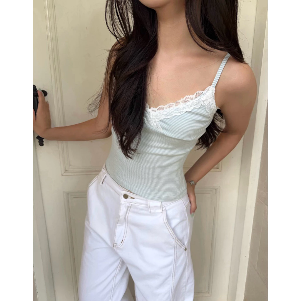 hejloulou | Babydoll Lace Top