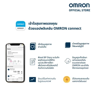 OMRON เครื่องวัดความดันโลหิตอัตโนมัติทางข้อมือ รุ่น HEM-6232T (รับประกัน 3+3 ปี) Blood Pressure Monitor