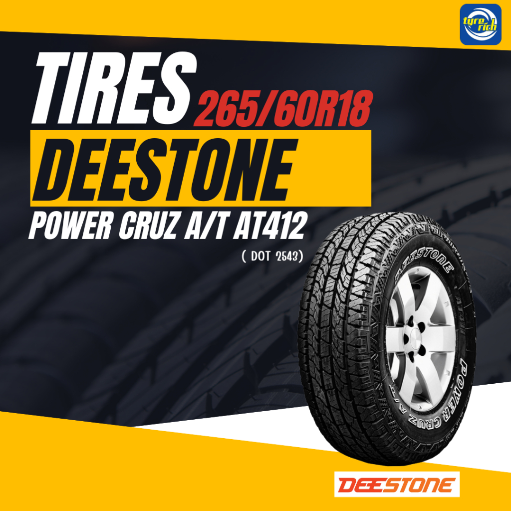 DEESTONE 265/60R18 รุ่นAT412 ยางปี2025