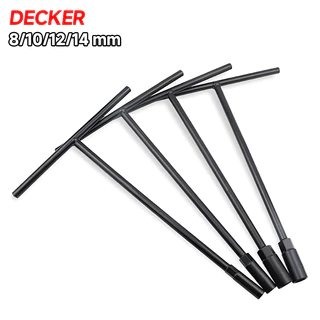 DECKER ประแจตัว t ประแจตัวที8/10/12/14 ชุด T ประแจบล็อกตัวที T บล็อกตัวทีคอยาว