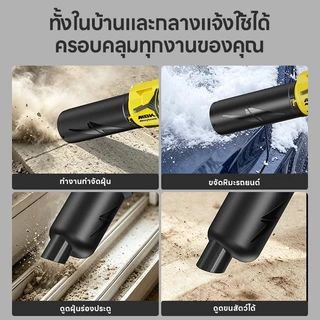เครื่องเป่าลม 2 ระบบ เครื่องเป่าและดูดฝุ่น มอเตอร์ไร้แปรงถ่าน ใช้งานอเนกประสงค์ ทำความสะอาดรถ ใบไม้ ฝุ่น ใช้ได้นาน