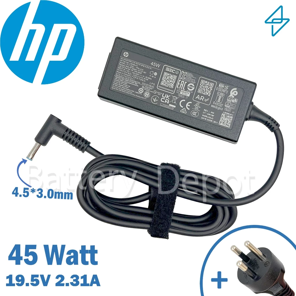 HP Adapter ของแท้ 15s-eq0000AU 15s-eq0001AU 15-db1002au 15-db1004AU 15-r279tu 15-db1048au 45w 4.5 15-db1049au 15-g005au