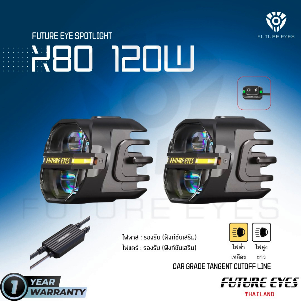 ชุดไฟ Future Eyes Galaxy X80 + Z4 Combo [ รับประกัน 1 ปี by FUFUTURE EYES Thailand ]