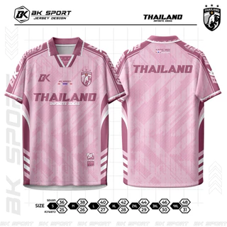 BK THAI INFINITY-เสื้อบอลคอปกวินเทจ ทันสมัย สวมใส่สบาย สปอร์ต ผ้านิ่มระบายอากาศดี Tha050869