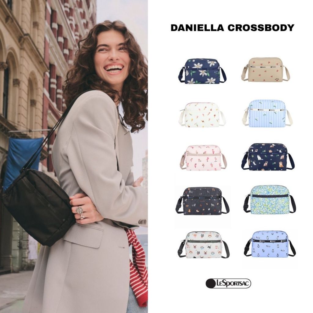 Lesportsac มีของใหม่ Daniella Crossbody กระเป๋าสะพายข้างพาดลำตัว Style 2434