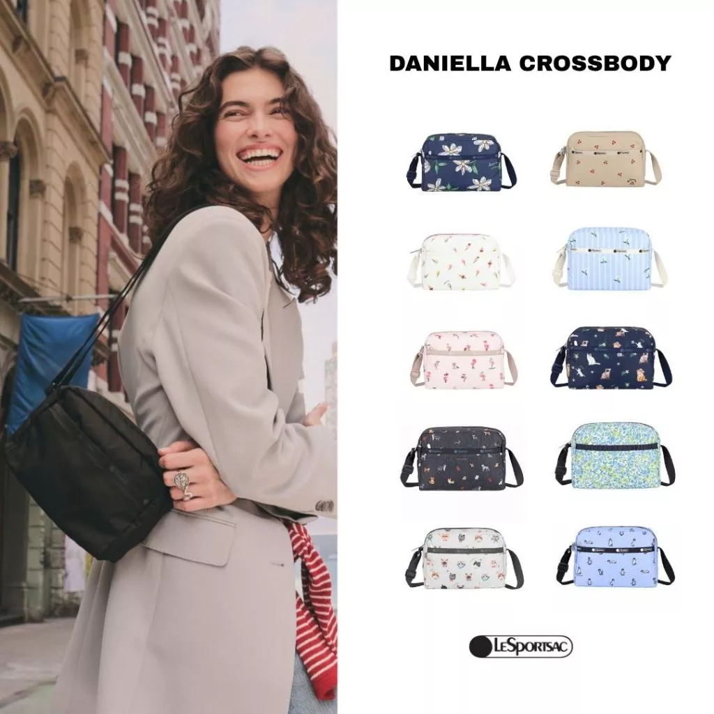 Lesportsac มีของใหม่ Daniella Crossbody กระเป๋าสะพายข้างพาดลำตัว Style 2434