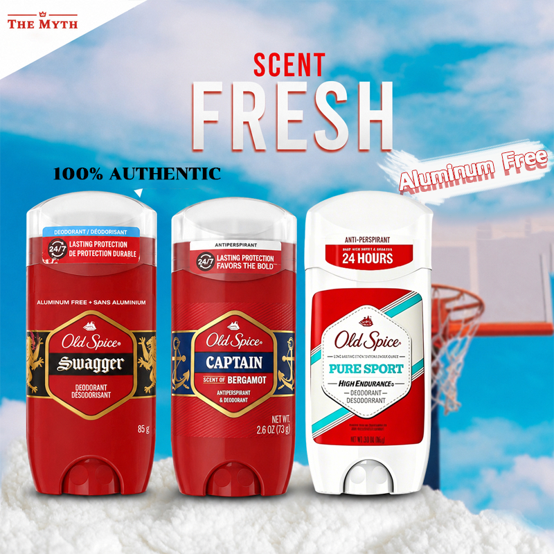 Old Spice Deodorant Stick 85g ระงับกลิ่นกายผู้ชาย ดับกลิ่น ปกป้องยาวนาน 72H กลิ่นหอมสดชื่น ของแท้