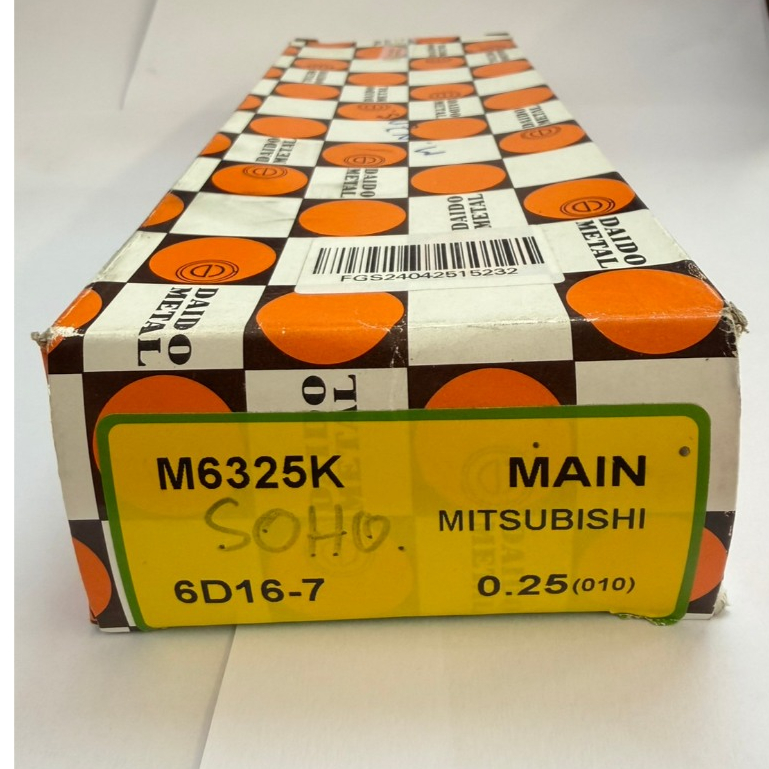 A ชาร์ปอก MITSUBISHI 6D17 6M60 6M60-T 6M61 #STD แท้ DAIDO #M6325