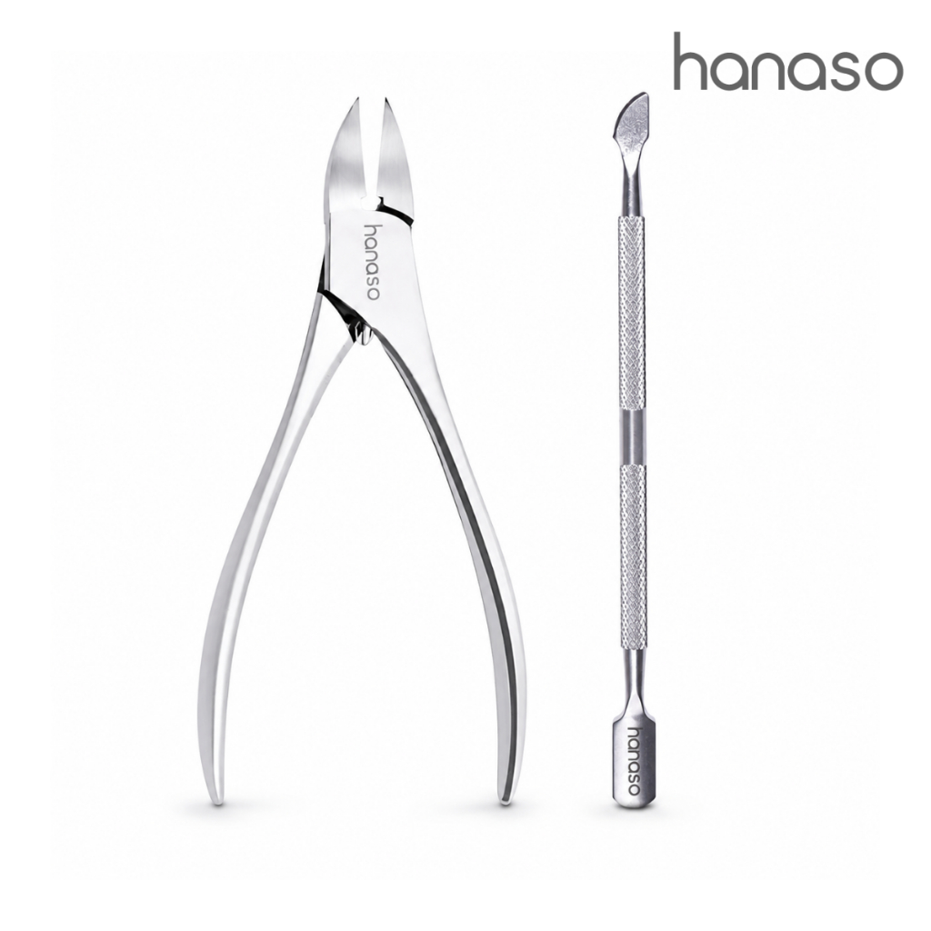 Hanaso กรรไกรตัดเล็บขบ กรรไกรตัดหนังกำพร้า หนังกําพร้าที่ตายแล้ว เครื่องมือสเตนเลสสตีล