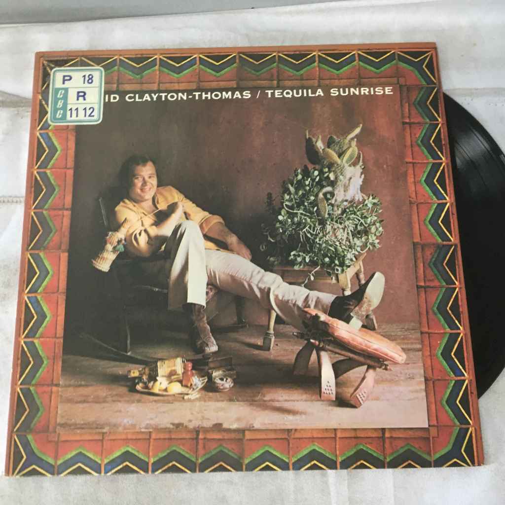 Tequila Sunrise - David Clayton-Thomas แผ่นเสียงไวนิว LP ขนาด 12 นิ้ว K607