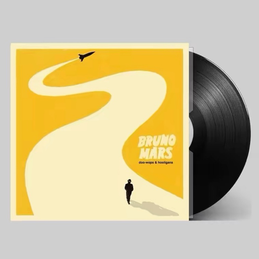พร้อมส่ง「Doo-Wops & Hooligans」Bruno Mars/1LPสีดำ/แผ่นเสียงVinyl/ใหม่เอี่ยม