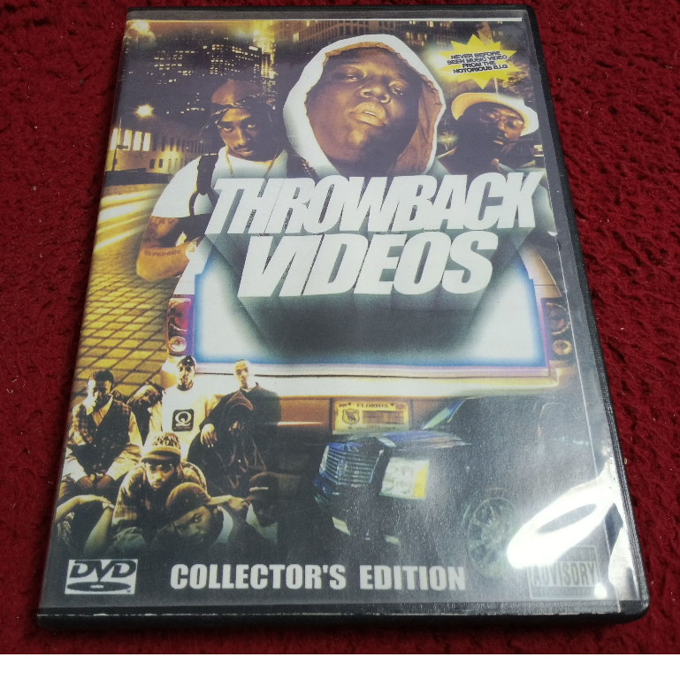 DVD สากล Throwback Videos  สภาพตามรูปปก AK1789