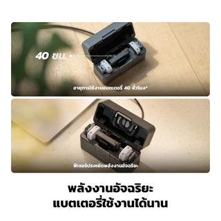 [สินค้าใหม่] Mic Mini 2S - Wireless Microphone | เฉพาะหัวต่อ Type C | บันทึกเสียงภายในตัว | ตัดเสียงรบกวนด้วย AI 2 ระดับ