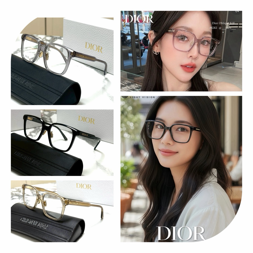 Dior กรอบแว่นตา Prismeo s5f ( 2026 ) มือ1 ของแท้ !! พร้อมอุปกรณ์ครบ