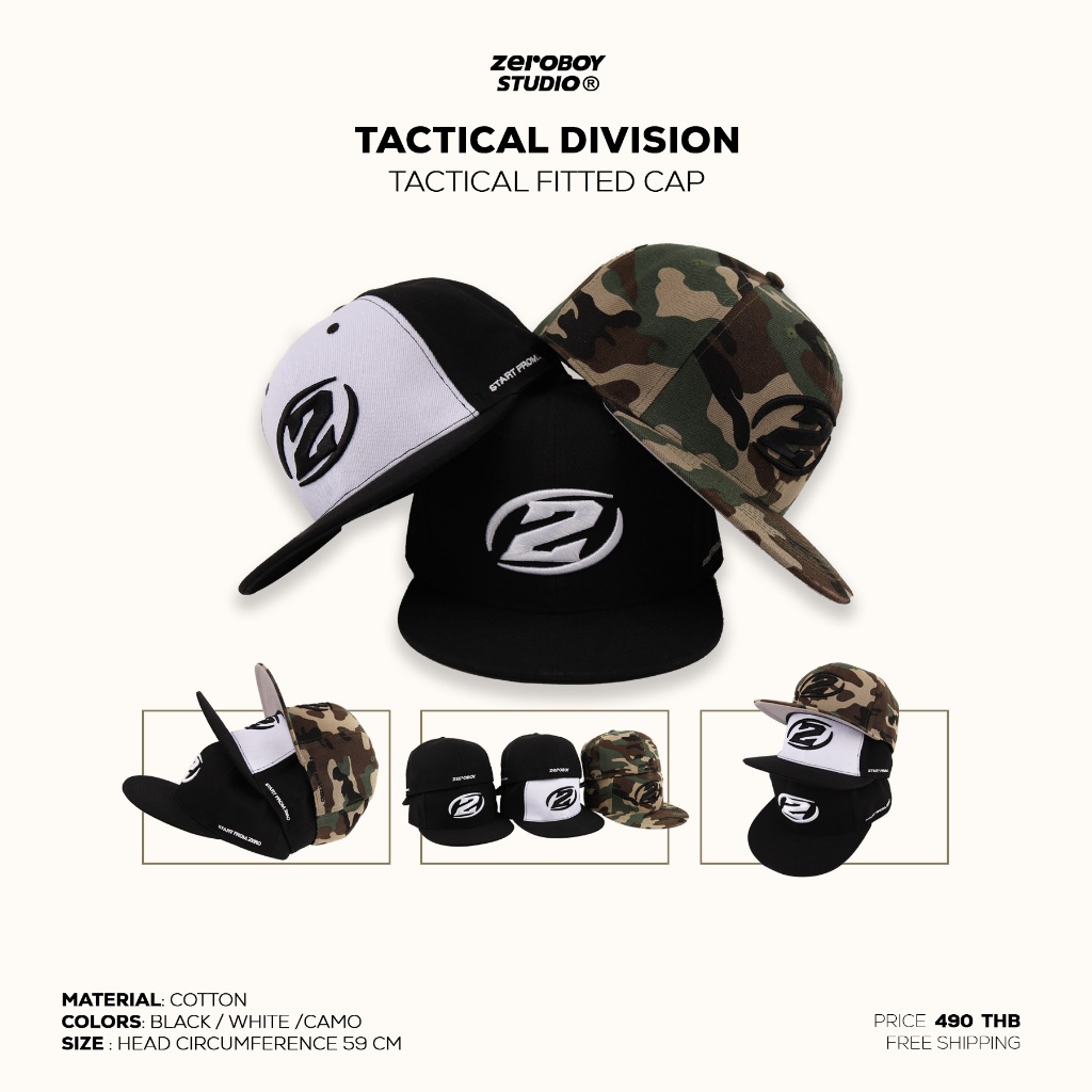ZEROBOY® — TACTICAL FITTED CAP