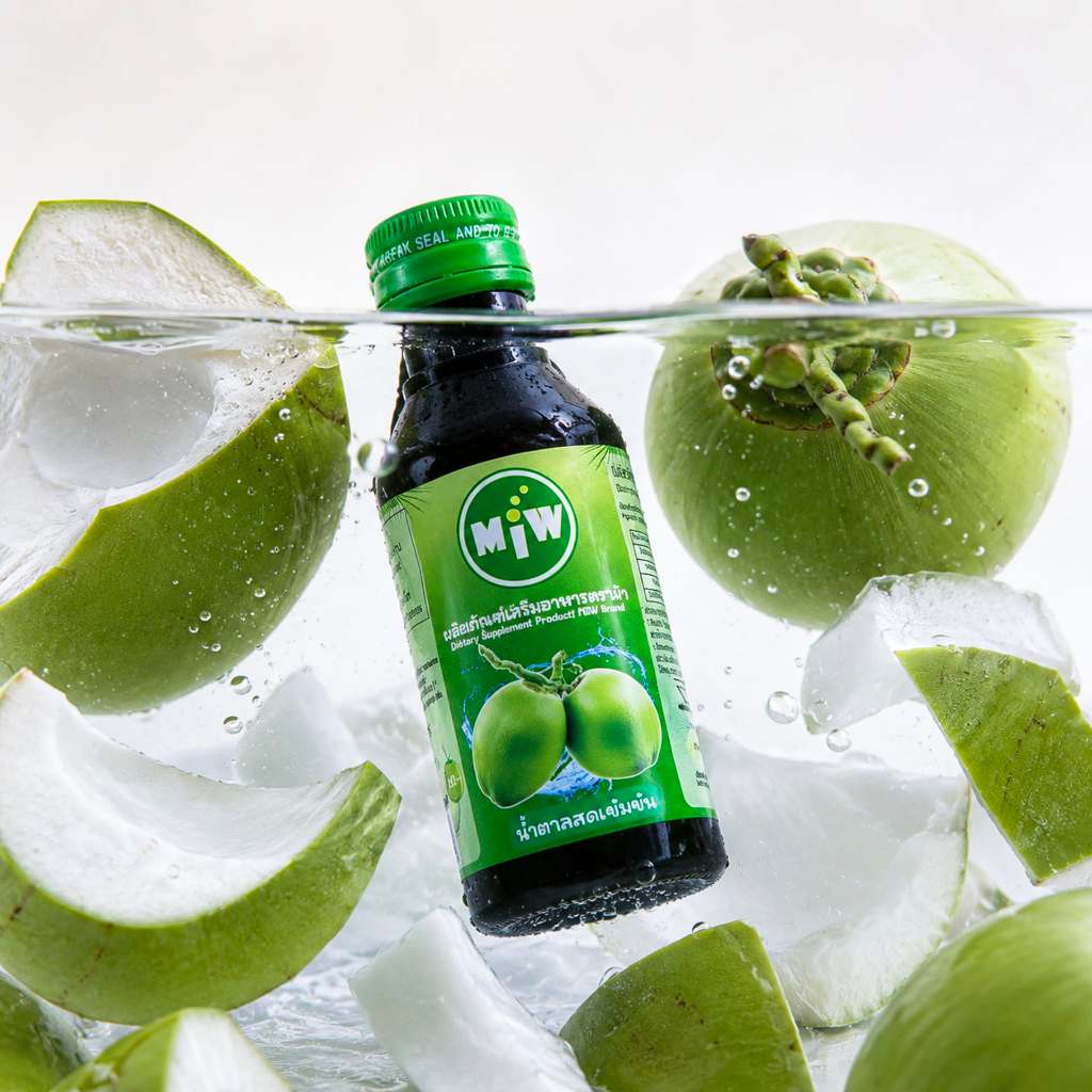 น้ำตาลสดแท้ 100% [3ขวดกดซื้อ3ครั้ง] [new2026] Miwน้ำหวานไซรัป เข้มข้น>>มิวบริษัทตรง