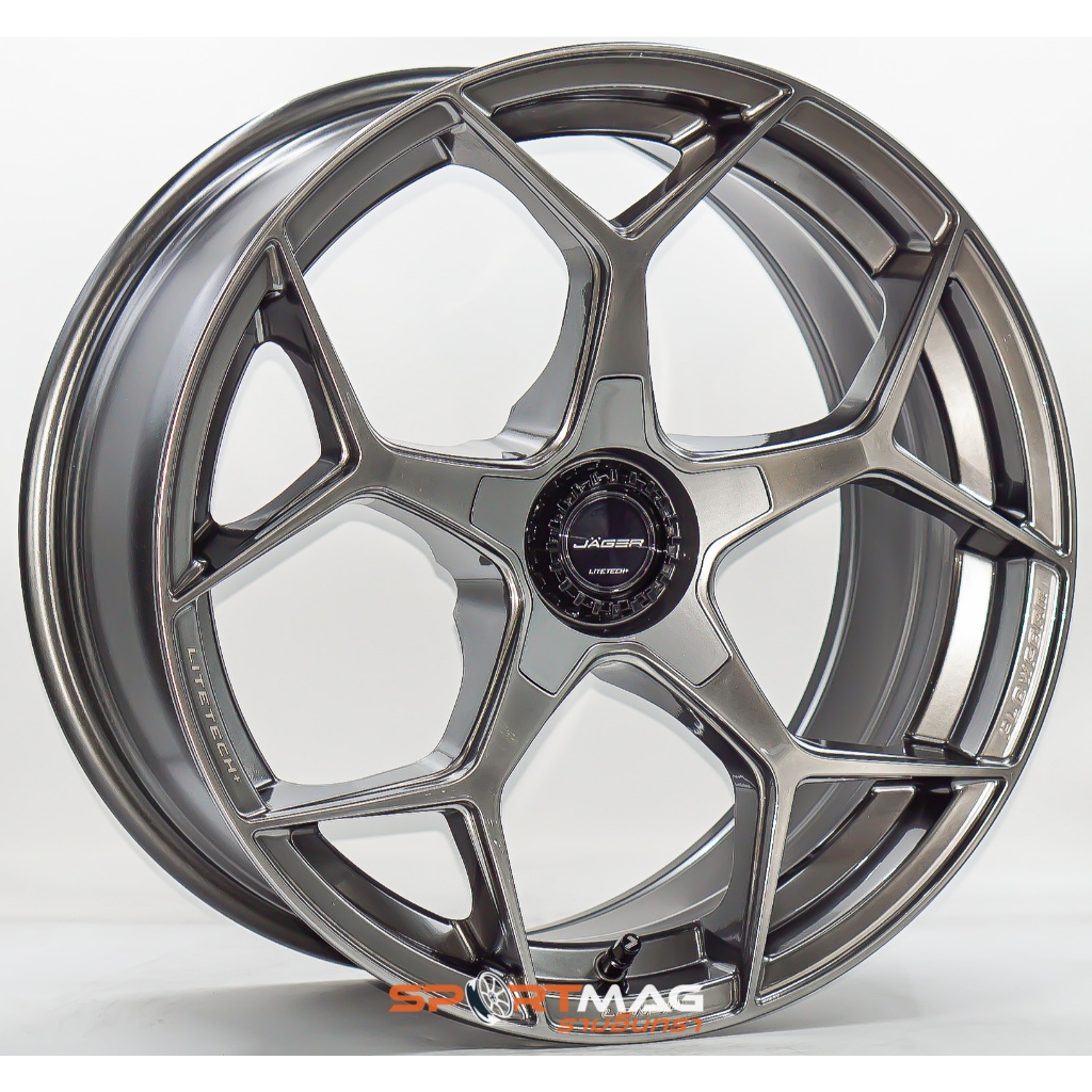 ล้อแม็กใหม่ FlowForming Lenso Jager VAMOS5 LITETECH+ ขอบ18นิ้ว 5รู114.3 ไฮเปอร์แบล็ค กว้าง 8.5นิ้ว E