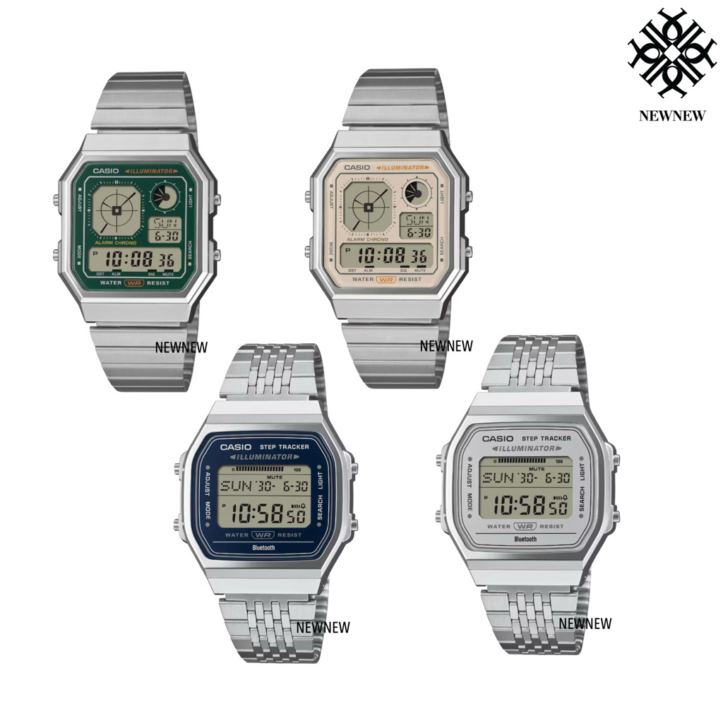 CASIO VINTAGE นาฬิกาข้อมือ A130WE-3A A130WE-9A ABL-100WE-2A ABL-100WE-7A
