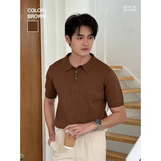 KINS | เสื้อโปโลคอปก โปโลแขนสั้น โปโลสีพื้น ของขวัญให้แฟน (KN101)