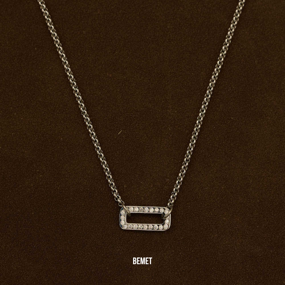 Bemet edge chain สร้อยคอสแตนเลส