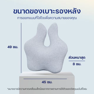 ErgoLab เบาะรองหลัง ARC Back Cushion - นั่งสบาย ไม่ปวดหลัง เมมโมรี่โฟมนุ่มพิเศษ โอบรับสรีระ รับประกันความพึงพอใจ 90 วัน