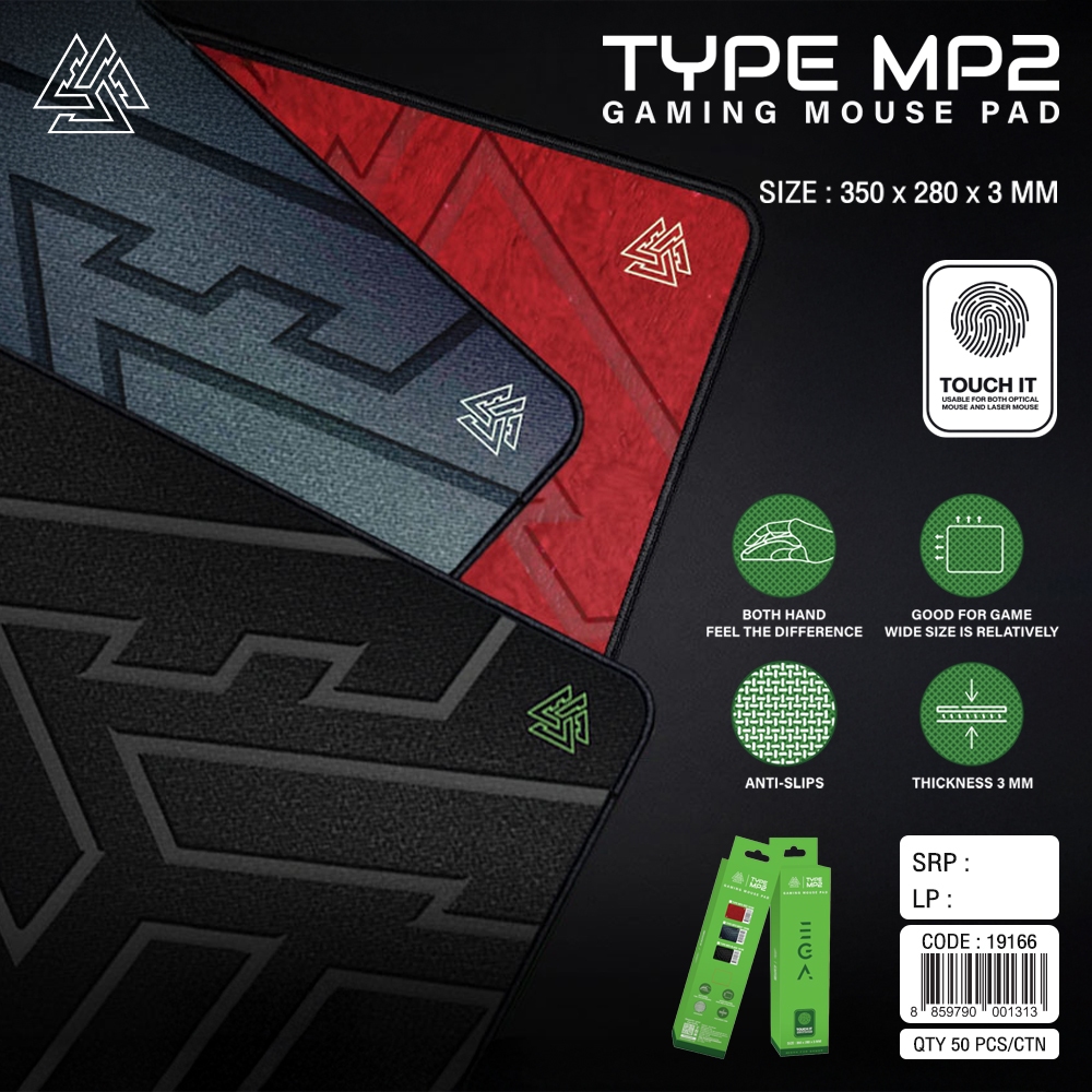 EGA Type MP2 Mouse Pad Gaming