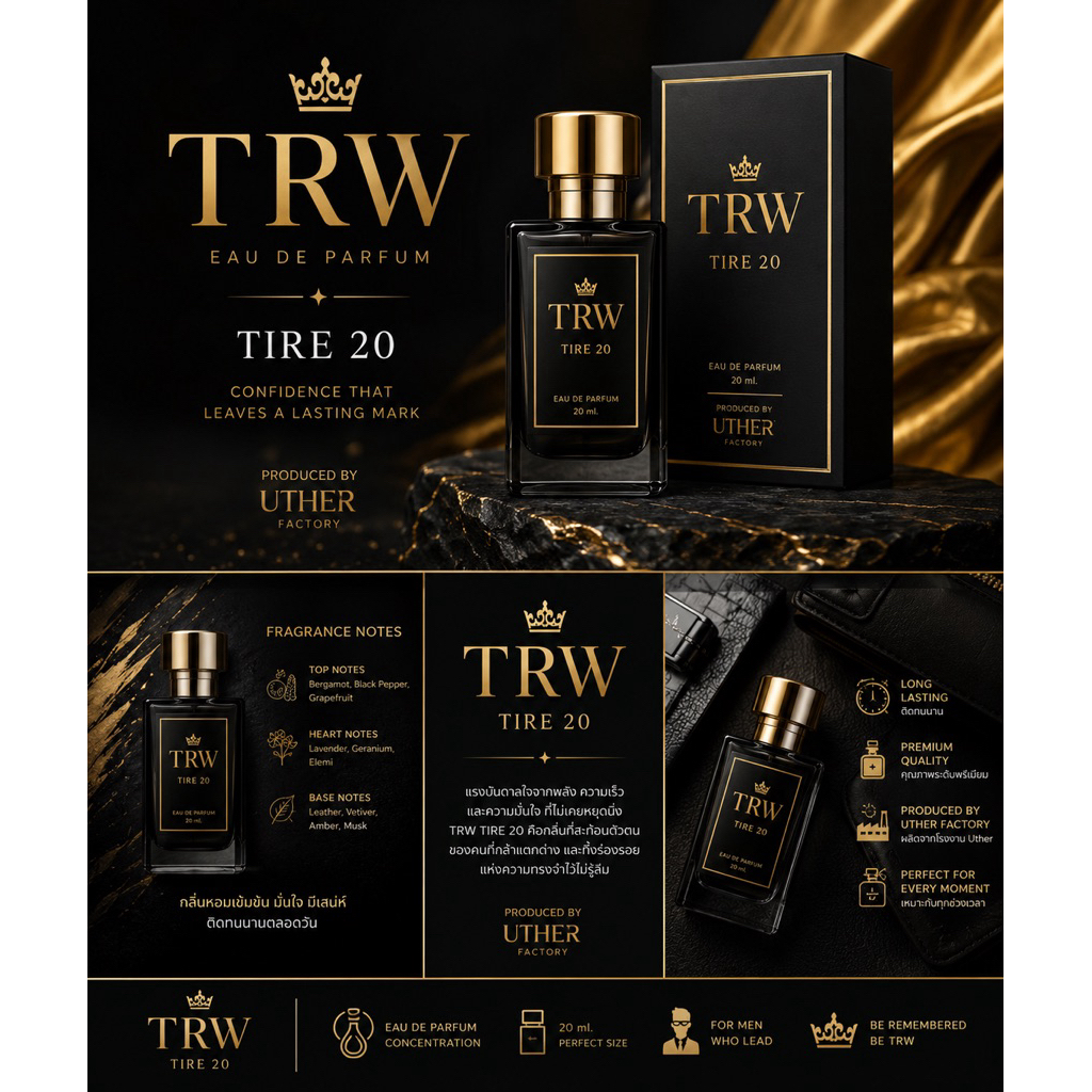 TRW TIRE 20 Eau De Parfum by Uther