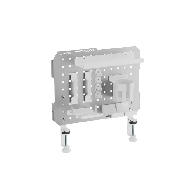ERGONOZ CLAMP-ON DESK PEGBOARD WITH ACCESSORIES EGN-PANEL03-G (FN4-000419)