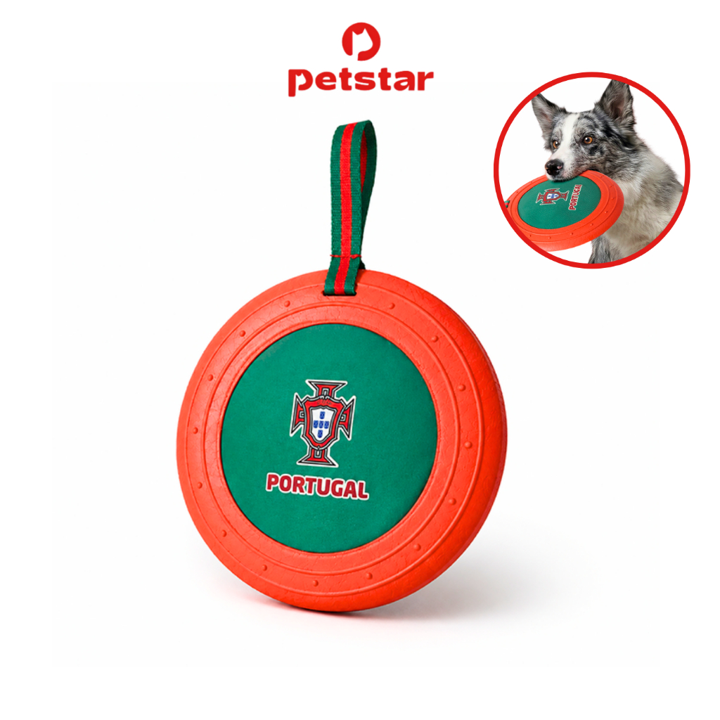 Petstar ของเล่นสุนัข จานร่อน Dog Frisbee Toy ร่อนได้ไกล เนื้อยางหนา ทนทาน พกพาสะดวก ทำความสะอาดง่าย