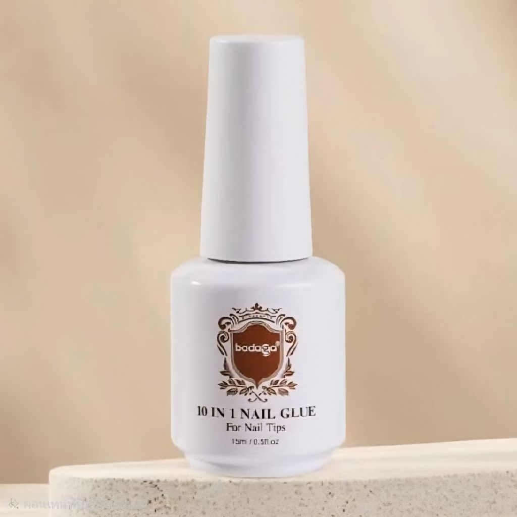 🇨🇳10in1 Nail Glue BADAGA กาวเจลบาดาก้า 10in1 ขวดเดียวใช้ได้หลากหลายหน้าที่