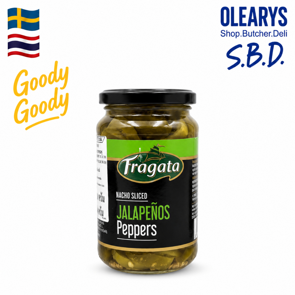 Fragata Sliced Jalapeño Peppers – Hot Pickled Jalapeños | พริกฮาลาปิโนดองหั่นแว่น