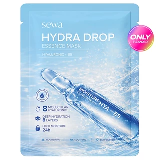 SEWA - Hydra Drop Essence Mask Hyaluronic B5 (30ml.) เซวา ไฮดรา ดรอป เอสเซนส์ มาส์ก ไฮยาลูโรนิค บี ไฟฟ์