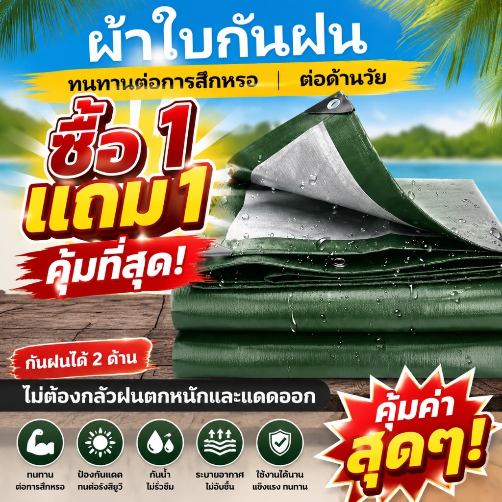 ผ้าใบกันฝน ผ้าใบกันแดดกันฝน ผ้าใบกันสาดกันน้ำคุณภาพดี กันแดดจัด ใส่ตาไก่แข็งแรง ใช้ได้หลายปี คุ้มค่าที่สุด ผ้าใบกันแดดกั
