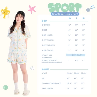 [Limited Edition] ชุดนอน sliptosleep - Sport Set