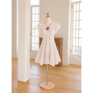 DR0614 LABELLE Alise Dress เดรสชีฟอง เดรสใส่สบาย
