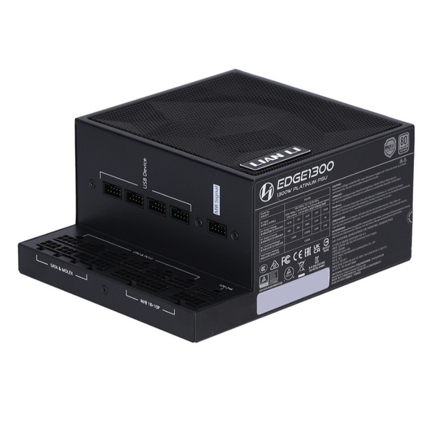 LIAN LI EDGE EG1300 BLACK 1300W ATX12V v3.1 80 PLUS PLATINUM