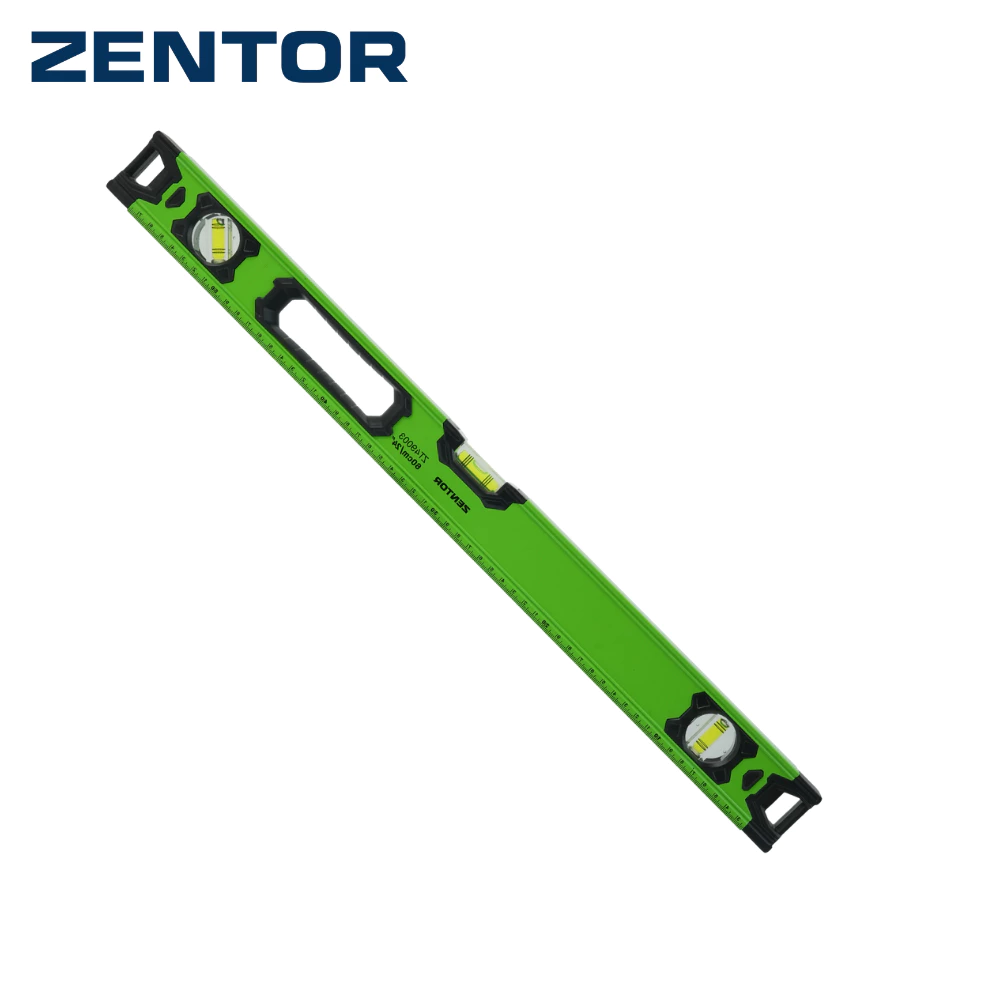 Zentor ระดับน้ำ ที่วัดระดับน้ำ หลอดลูกน้ำ 3 องศา ขนาด 60 ซม. ระดับน้ำอลูมิเนียมแม่เหล็ก Spirit Level